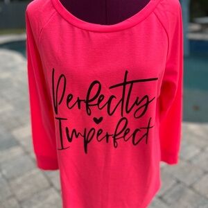 SHEIN Perfectly Imperfect Pink Women's Top